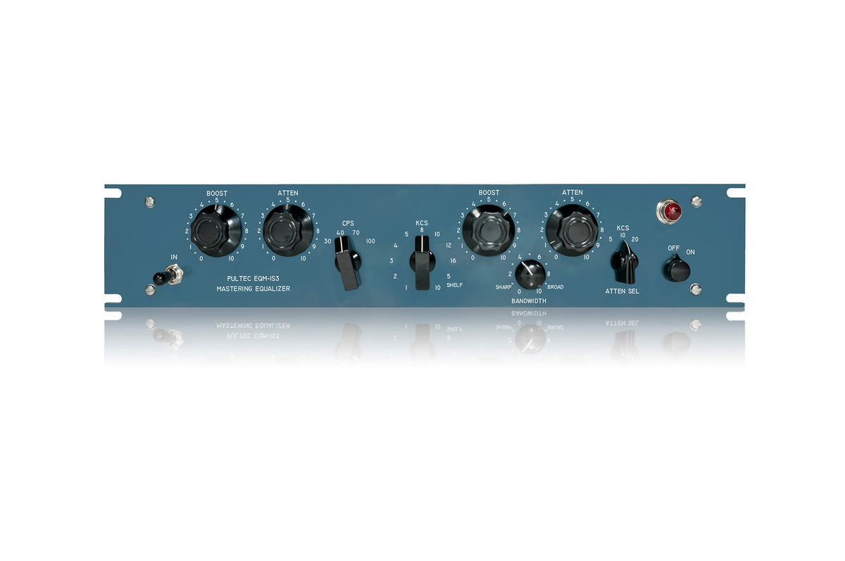Pultec EQM-1S3 program equalizer — front panel