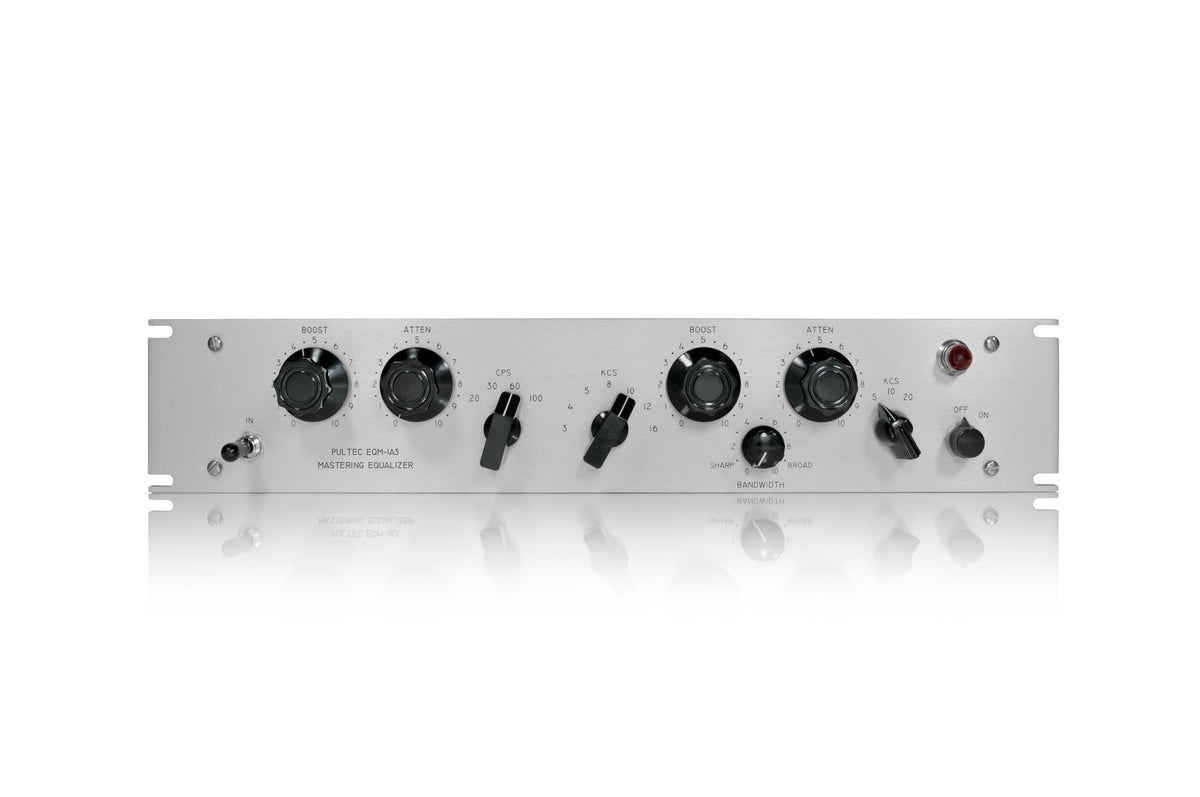 Pultec EQM-1A3-SS program equalizer — front panel