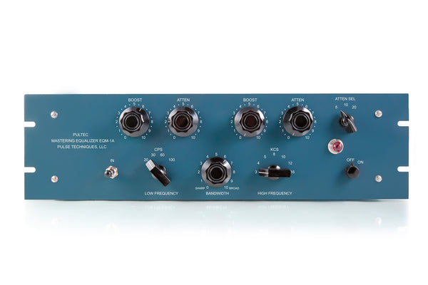 Pultec EQM-1A program equalizer — front panel