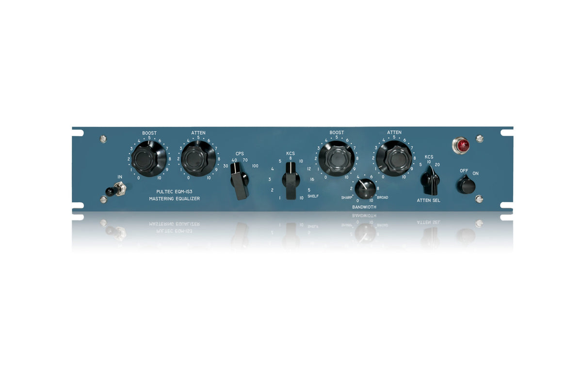 Pultec EQM-1S3-SS program equalizer — front panel