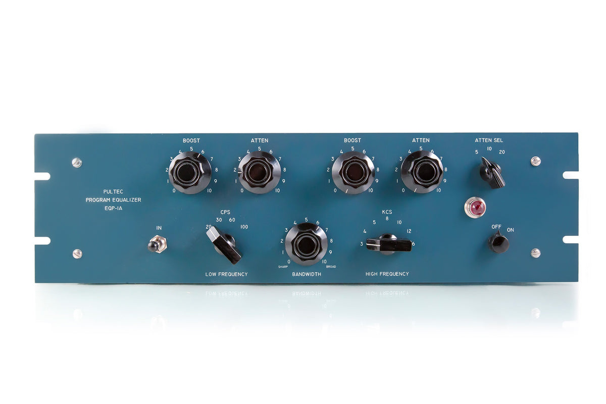 Pultec EQP-1A program equalizer — front panel