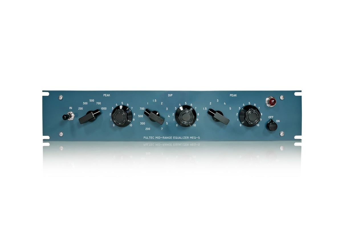Pultec MEQ-5-SS midrange equalizer — front panel