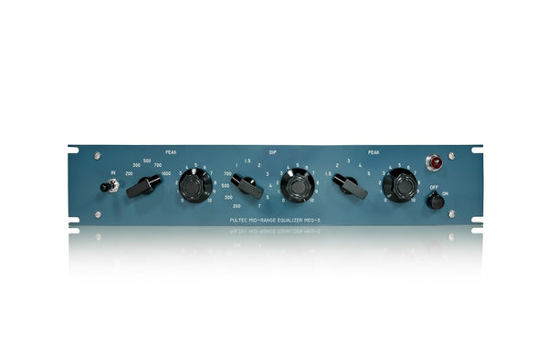Pultec MEQ-5-SS midrange equalizer — front panel